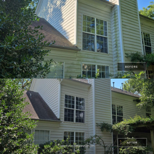 Gutter Cleaning and House wash in charlotte nc